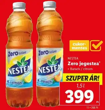 Lidl Nestea Zero jegestea 1,5 l ajánlat