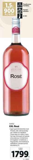 Juhász Xxl rosé 1,5 l