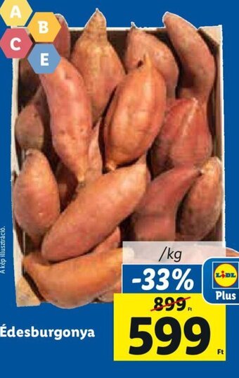 Lidl Édesburgonya 1 kg ajánlat
