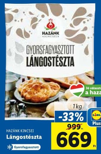 Lidl Hazánk Kincsei Lángostészta 1 kg ajánlat