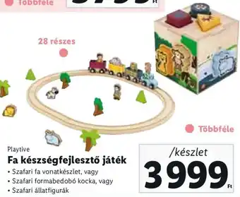 Lidl Playtive Fa készségfejlesztő játék 1 készlet ajánlat