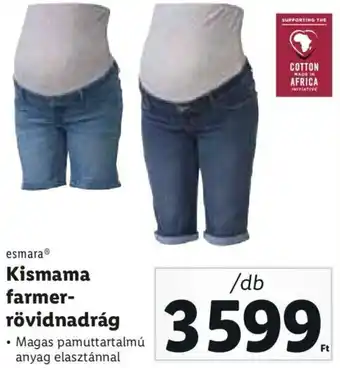 Lidl Esmara Kismama farmer- rövidnadrág 1 db ajánlat