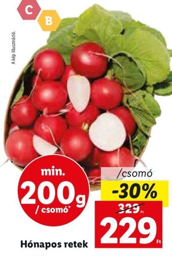 Lidl Hónapos retek 1 csomó ajánlat