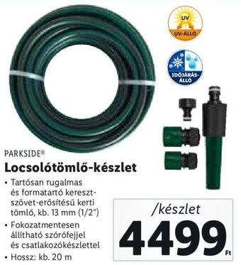 Lidl Parkside Locsolótömlő-készlet ajánlat