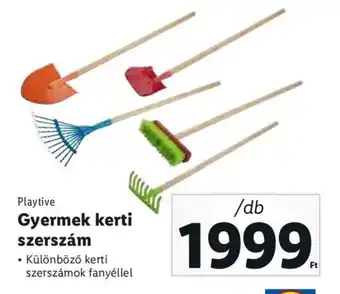 Lidl Playtive Gyermek kerti szerszám 1 db ajánlat