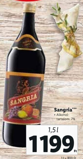 Lidl Sangria 1,5 l ajánlat