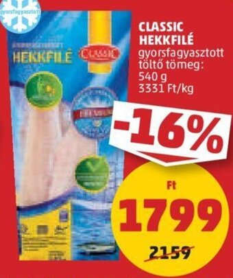 PENNY Classic Hekkfilé 540 g ajánlat
