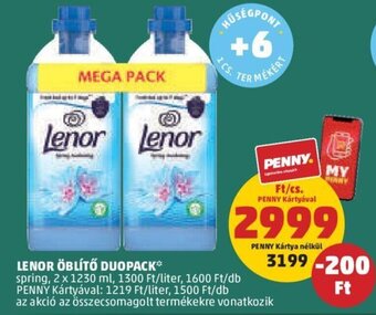 Lenor Öblítő duopack 2 x 1230 ml