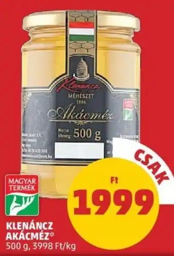 Klenáncz akácméz 500 g