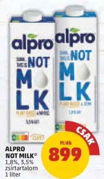PENNY Alpro Not milk 1 l ajánlat