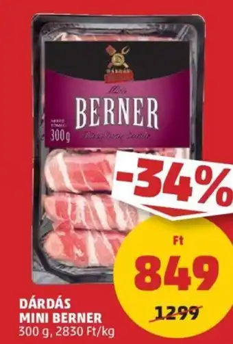 PENNY Dárdás Mini berner 300 g ajánlat