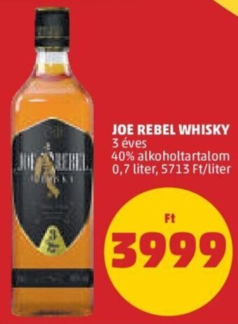 PENNY Joe Rebel whisky 0,7 l ajánlat