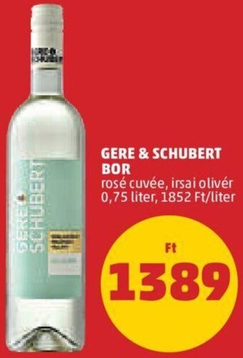 PENNY Gere & Schubert Bor 0,75 l ajánlat