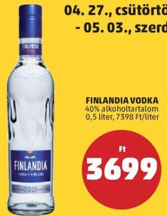 PENNY Finlandia Vodka 0,5 l ajánlat