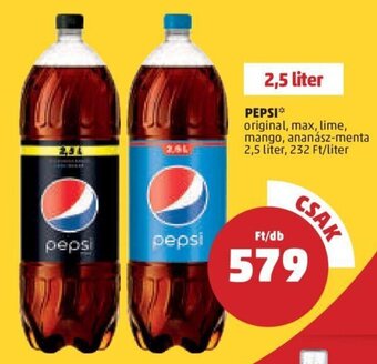 PENNY Pepsi 2,5 l ajánlat
