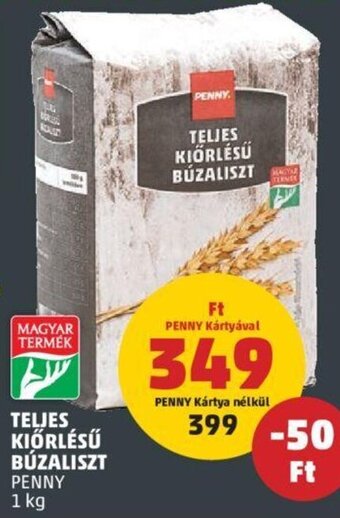 Penny Teljes kiőrlésű búzaliszt 1 kg
