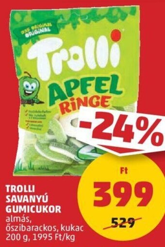 PENNY Trolli Savanyú gumicukor 200 g ajánlat
