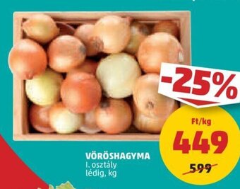 PENNY Vöröshagyma 1 kg ajánlat
