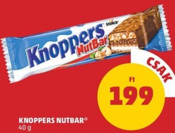 PENNY Knoppers Nutbar 40 g ajánlat