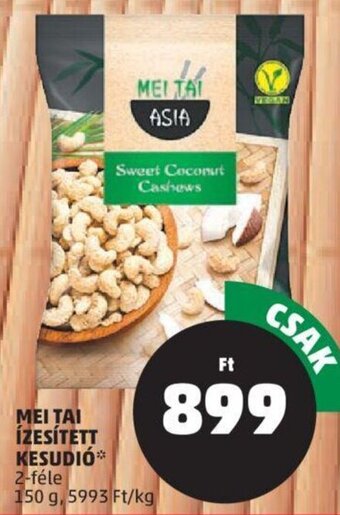 PENNY Mei Tai Ízesített kesudió 150 g ajánlat