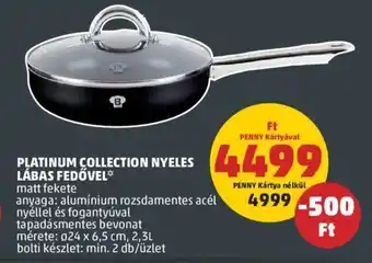 Platinum Collection Nyeles lábas fedővel 1 db