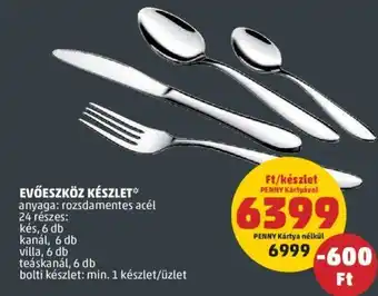 PENNY Evőeszköz készlet 6 db ajánlat