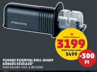 Fiskars Essential roll-sharp görgős késélező 1 db