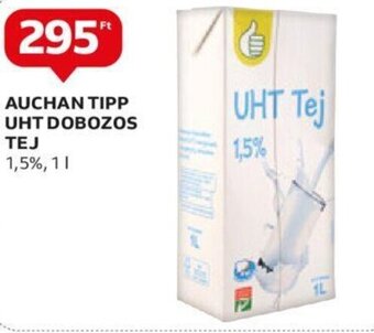 Auchan Auchan Tipp uht dobozos tej 1 l ajánlat