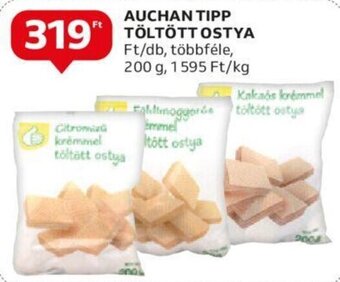 Auchan Auchan Tipp töltött ostya 200 g ajánlat