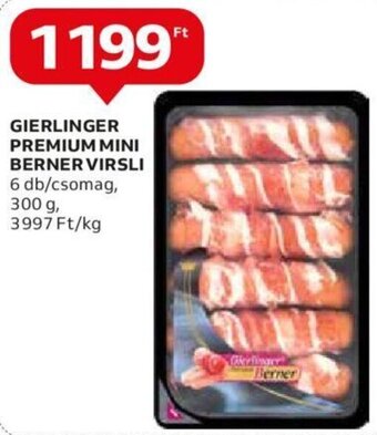 Auchan Gierlinger Premium mini berner virsli 300 g ajánlat