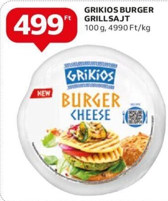 Auchan Grikios Burger grillsajt 100 g ajánlat