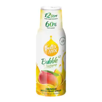 Fruttamax bubble12 mangó vegyes gyümölcsszörp cukorral és édesítőszerekkel 500 ml