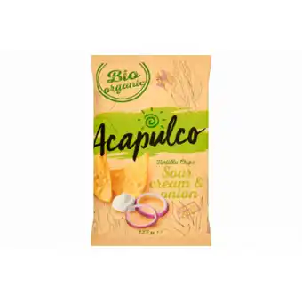 Auchan Acapulco bio hagymás-tejfölös ízesítésű kukorica snack 125 g ajánlat