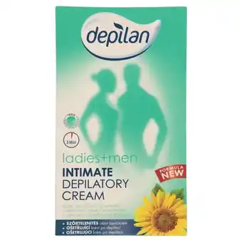 Depilan intim szőrtelenítő készlet (intim szőrtelenítő krém 75ml +bőrápoló krém 30ml) - 1 db