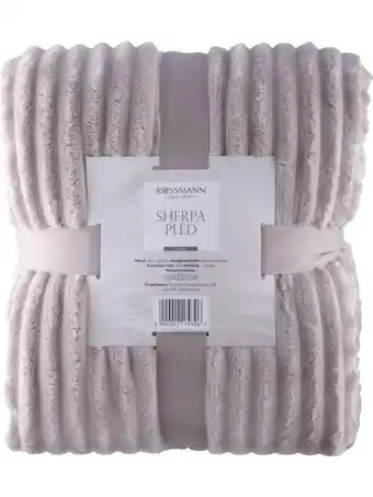 Rossmann Sherpa pléd, szürke 150*200 cm - 1 db ajánlat