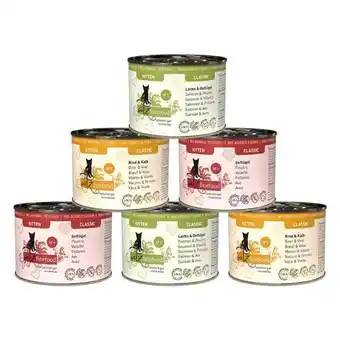 12x200g catz finefood kitten nedves kiscicatáp - mix (3 változattal)