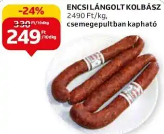 Auchan Encsi Lángolt kolbász 10 dkg ajánlat