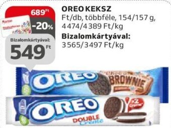 Auchan Oreo Keksz 154 / 157 g ajánlat