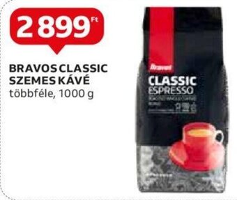 Auchan Bravos Classic szemes kávé 1000 g ajánlat