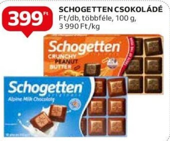 Auchan Schogetten Csokoládé 100 g ajánlat