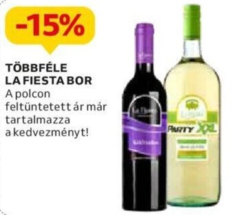 Auchan Többféle La Fiesta bor ajánlat