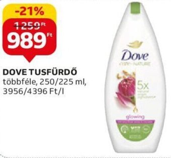 Auchan Dove Tusfürdő 225 / 250 ml ajánlat