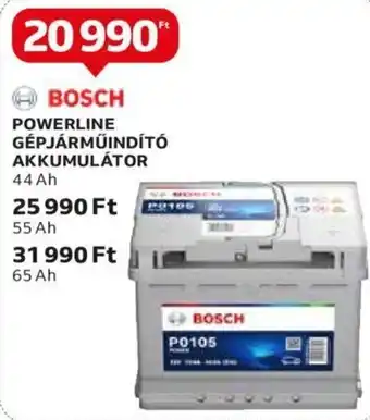 Auchan Bosch Powerline gépjárműindíto akkumulátor 1 db ajánlat