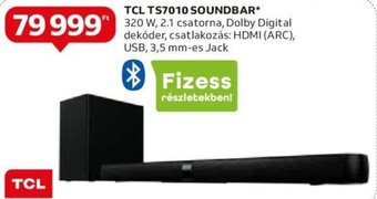 Auchan Tcl Ts7010 soundbar 1 db ajánlat