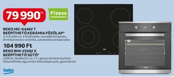 Auchan Beko Hic-64402 t beépíthető kerámia főzőlap 1 db ajánlat