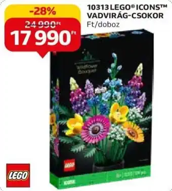 Auchan Lego Icons vadvirág-csokor 1 db ajánlat