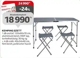 Auchan Kemping szett ajánlat