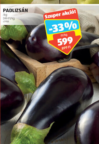 ALDI Padlizsán 1 kg ajánlat