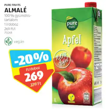 ALDI Pure Fruits Almalé 1 l ajánlat