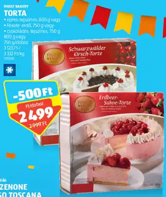 ALDI Finest Bakery Torta 800 g ajánlat